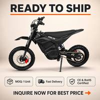 Moto électrique tout-terrain pour adultes 2026, moteur 4000W, vitesse 65 km/h, autonomie 65 km, 48V 21Ah, frein hydraulique en alliage d'aluminium
