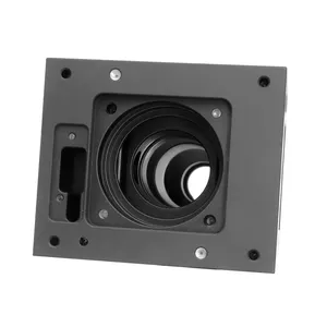 Tùy chỉnh 5 trục OEM HD phần máy ảnh phay nhà sản xuất titan thép không gỉ kim loại CNC Đen nhôm gia công phần