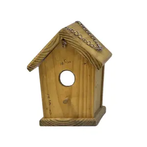 构建和油漆木制鸟屋的KIDS CRAFT活性试剂盒DIY项目画你自己的游戏