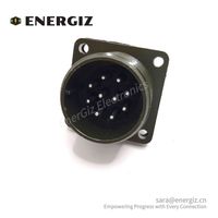 Connecteur circulaire mâle de haute qualité EnerGiz Electronics à 10 positions MS3102A 18 en alliage d'aluminium/alliage de cuivre