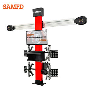 SAMFD Machine d'alignement de roues 3D portable avec démonte-pneus et équilibreuse de roues, combinaison de cric à ciseaux, ajustement universel, caméra 5MP - Product Image 2