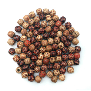 50PCS 17mm Big Size Hole Wooden <strong>Hair</strong> Beads Wood African <strong>Hair</strong> <strong>Braid</strong> Tube Rings Dreadlock Accessories <strong>Hair</strong> <strong>Jewelry</strong> <strong>for</strong> Dreadlock - Product Image 1