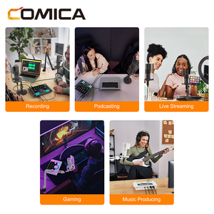 Carte son de streaming COMICA ADCaster C2, mixeur audio externe, son exceptionnel, plage de fréquences 20Hz-20kHz, interfaces XLR/6.35mm/3.5mm - Product Image 6