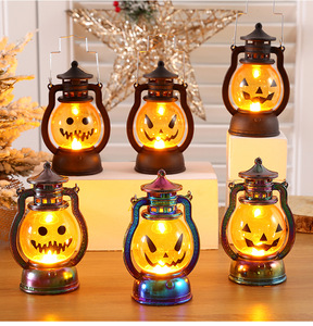 Hot <strong>Sale</strong> <strong>Halloween</strong> Children's Portable Pumpkin Lantern Bar <strong>Decoration</strong> Lantern Horror Atmosphere Arrangement Props <strong>Decoration</strong> - Product Image 2