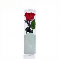 Bunga Mawar Tunggal Awetan Buatan Tangan Merek LANDUO |   Dekorasi Pernikahan & Hadiah Hari Valentine 20cm-40cm Grosir Pabrik Harga Pabrik