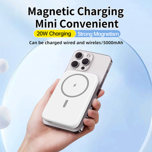 5000 mAh 20 Wát không dây từ ngân hàng điện cho <span class=keywords><strong>iPhone</strong></span> PowerBank 5000 mAh sạc nhanh điện thoại di động pin sạc - Product Image 2