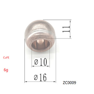 Rodamiento impregnado en aceite ZC0009 de 10x16x11 mm para motores de limpiaparabrisas y calefacción de automóviles - Product Image 1