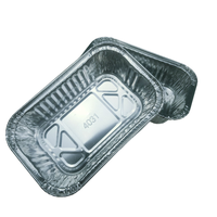 Cetakan Roti Mini Aluminium Sekali Pakai 124 X 81 X 32 mm 200 ml Loyang Pizza Kue Cupcake Roti  Wadah Aluminium Foil
