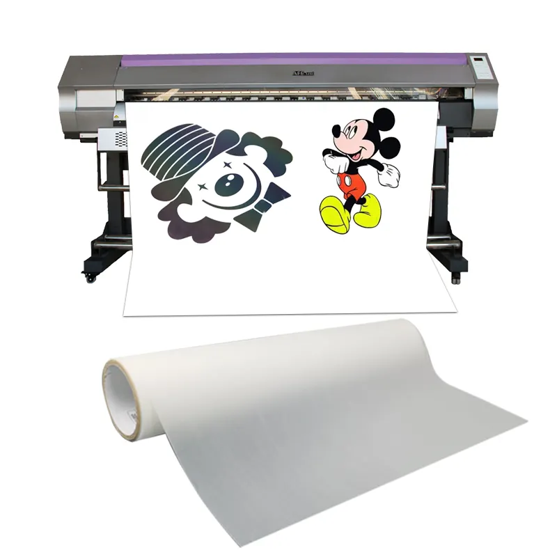 Factory Production Eco Solvent PU Printable Vinyl Garment HTV Roll Easy Weed Heat Transfer Printed Vinyl for Clothing