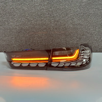 Nouvel ensemble de feux arrière JYF pour Série 3 G20 G28, style GTS amélioré, lentille blanche transparente, feux de jour DRL effet écailles de dragon, clignotants, lampe 12V