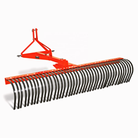 Rastrillo de Tres Puntos para Tractor, 4 pies, 5 pies, 6 pies, 7 pies