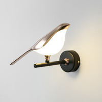 Lampes de table au design nordique en forme d'oiseau, lampes de lecture pour l'étude, lampes de nuit pour la chambre à coucher, décoration intérieure LED, lampe de chevet tactile, lampe de table