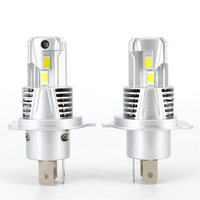 Nouveau phare de voiture 6000lm 90W 12V 6500K, LED intégrée mini universelle H7/H4/H11/9005/9006/H12/H8/H9 Canbus LED