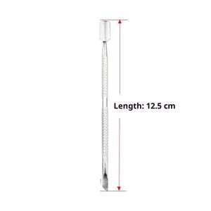 SunelPort SP-044 耐用不锈钢圆形双头指甲推刀，适用于美甲钻和美甲推刀 - Product Image 2