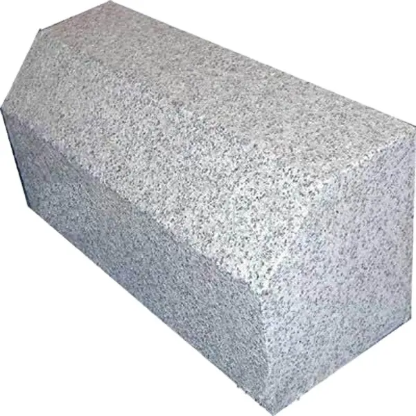 Border Upstand Road Side curb stone Price Garden Road pool standard kerbstone sizes Chinese Gey granite curbstone types