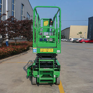 ลิฟท์กรรไกรไฟฟ้าไฮดรอลิกแบบใช้ในร่ม/กลางแจ้ง ขนาด 6-14 เมตร พร้อมใบรับรอง CE ISO รับน้ำหนักได้ 1000 กิโลกรัม สำหรับเช่า - Product Image 2