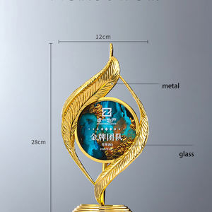 جوائز معدنية للنقش بتصميم جديد للغناء مع الطباعة الملونة الكريستالية - Product Image 6