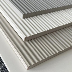 Azulejo de cerámica de dibujo de alambre de cuerpo completo creativo de madera moderno elegante superficie de ranura de 600x1200 para línea de escritorio de pared de balcón - Product Image 5