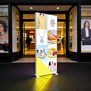 Led Store <b>Advertising</b> Display Aluminium Seg <b>Light</b> <b>Box</b> Poster Fabric Portable Folding Background LightBox Seg <b>Light</b> <b>Box</b> Ultra-sli - Product Image 1
