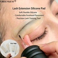 Autocollant d'entraînement pour microblading des sourcils en silicone, personnalisable avec logo, pour débutants, étanche, pour la pratique de la forme des sourcils et la formation au tatouage