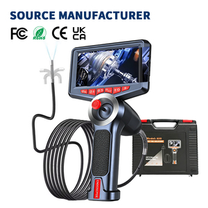 Endoscope portable articulé 360° avec caméra 4 directions, 6 LED, tube flexible pour inspection interne des moteurs, écran IPS 4,5 pouces - Product Image 1