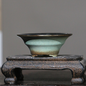 Pot à Bonsaï en Céramique Miniature de Taille Palmier, Fait Main, Style Japonais, Poterie de Village d'Exportation - Product Image 2