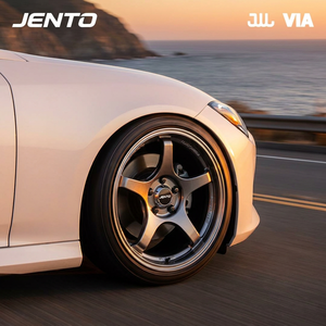 Jantes forgées sur mesure T6061 de 15 à 19 pouces, classiques à 5 branches, couleur argent, compatibles avec Nissan <span class=keywords><strong>Z</strong></span> Supra Miata Civic Tuning Alloy - Product Image 5