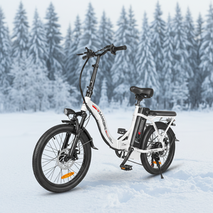 Vélo Électrique Urbain Pliable à Assistance Pédalier 350W, Moteur Arrière Brushless, Batterie Lithium 36V 12Ah, Cadre en Acier, Roues 20'', Freins à Disque, 7 Vitesses - Product Image 1