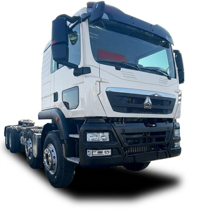 รถบรรทุกหัวลาก Sinotruk HOWO TX 8x4 มือสอง เครื่องยนต์ดีเซล Weichai 6 สูบ 6 เกียร์ขับเคลื่อน ระบบกันสะเทือนแบบลม เบาะนั่งด้านซ้าย พวงมาลัยซ้าย - Product Image 2