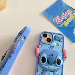 เคสโทรศัพท์มือถือซิลิโคนสีน้ำเงินลายการ์ตูน3D น่ารักสำหรับ17pro/iPhone17Pro <span class=keywords><strong>MAX</strong></span> กันกระแทก - Product Image 6