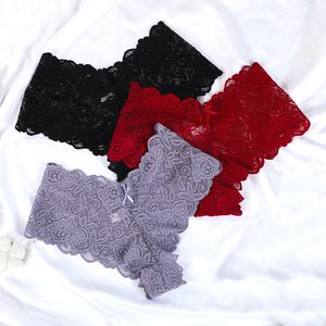 Bikini <span class=keywords><strong>de</strong></span> <span class=keywords><strong>encaje</strong></span> para mujer, pantalones cortos <span class=keywords><strong>de</strong></span> <span class=keywords><strong>encaje</strong></span> Sexy, cintura en V, bragas descaradas transpirables, ropa interior Boyshorts - Product Image 3