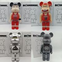 Jouets de dessin animé, jouets personnalisés en résine, artisanat, ours en résine, Bearbrick 28 cm, 400 %, ornements, cadeau