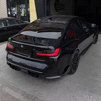 Alerón Trasero de Fibra de Carbono Estilo G80 AD V2 para BMW M3 G80 Serie 3 G20, Kit de Carrocería