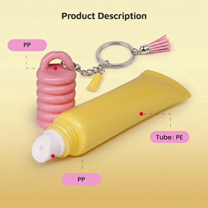 Tubes de <span class=keywords><strong>gloss</strong></span> et baumes à lèvres personnalisés 8g/15g |   Capuchon à vis souple en PE avec couleur personnalisée pour l'emballage des soins des lèvres OEM ODM - Product Image 1