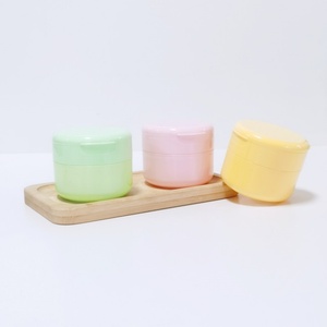 Empty <b>Jar</b> 3OZ Body Butter Face Cream Pp <b>Plastic</b> Cosmetic <b>Jars</b> With <b>Plastic</b> Colorful Lid - Product Image 5