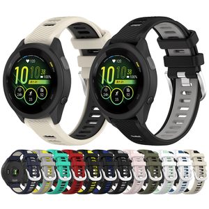 <span class=keywords><strong>Bracelet</strong></span> de sport souple à dégagement rapide pour <span class=keywords><strong>Garmin</strong></span> <span class=keywords><strong>Forerunner</strong></span> 265 S 265 <span class=keywords><strong>Bracelet</strong></span> de montre en silicone 18mm 20mm 22mm - Product Image 3