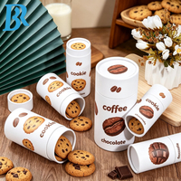 Cajas de cartón con logotipo personalizado, tubos de papel para pasteles, cajas de regalo con tapa para chocolate, galletas, café y té.
