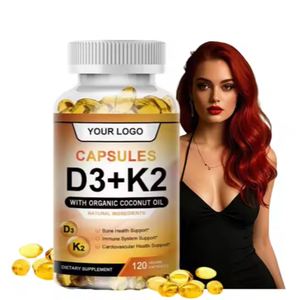 Cápsula de Vitaminas Vegan Liquid Calcium Support Vitamin D3 + K2 Softgel Suplementos - Product Image 2