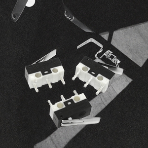 도매 플라스틱 스마트 3핀 1A 250V 마이크로 스위치 리미트 푸시 버튼 타입 짧은 레버 SPDT 회로 - Product Image 2