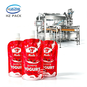 Pochette d'emballage de yaourt de haute qualité avec bec verseur pour purée de fruits, sachet d'emballage de boisson, sac à eau liquide, emballage pour aliments pour bébés - Product Image 4