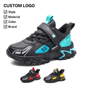 Wholesale Breathable Kids Sneakers Flat Running Sports Shoes Boys Girls Casual Outdoor School Tennis Factory Supply