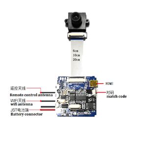 กล้องจิ๋ว P2P Wi-Fi 60FPS 4K คุณภาพสูง14MP ตรวจจับการเคลื่อนไหวแบบดิจิตอลซูมโมดูลเลนส์รูเข็มขนาดเล็กกล้องบันทึกวิดีโอแบบ DIY - Product Image 5