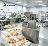 Machine à gâteaux de riz entièrement automatique, machine commerciale pour la fabrication de riz soufflé, machine à gâteaux de céréales soufflées pour usine de snacks