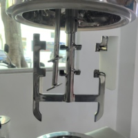 Mélangeur émulsifiant sous vide à levage hydraulique de 5 L, homogénéisateur pour petits lots, machine de fabrication de crème et de lotion, émulsifiant cosmétique de laboratoire