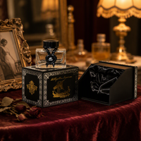 Grosir set hadiah mewah asli botol minyak parfum dengan kotak Mini Oud parfum asli Pria Wanita