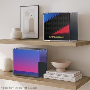 Boîte de protection pour cartes de <span class=keywords><strong>jeu</strong></span> <span class=keywords><strong>Pokémon</strong></span> Elite Trainer, en acrylique transparent, écologique, pré-assemblée, de haute qualité, design moderne. - Product Image 4