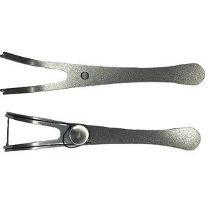 Mới đến <span class=keywords><strong>y</strong></span> hình dạng nha khoa xỉa chủ thép không gỉ Refillable Flosser với xử lý duy nhất - Product Image 5
