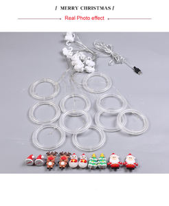 Đồ trang trí đèn LED Giáng sinh, đèn cây thông Noel, đồ trang trí Giáng sinh, đèn treo Navidad, rèm đèn dây 2025 - Product Image 6