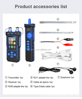 Testeur de fibre 2 en 1 traceur de fil optique multifonctionnel NF-8508 analyseur de testeur de câble réseau