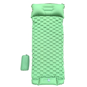 Durable Ripstop 40D Nylon Lightweight Folding Anti Decubitus Strip Insulated Inflatable Car Air Mattress